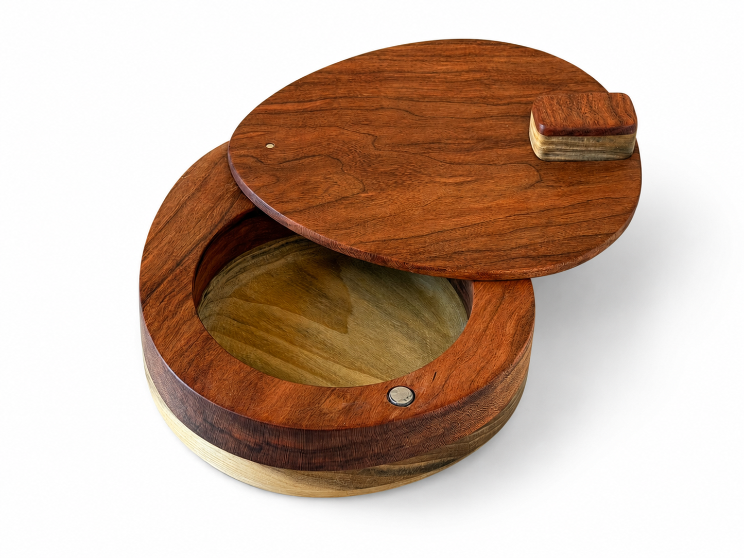 Walnut and Poplar Salt Cellar 2