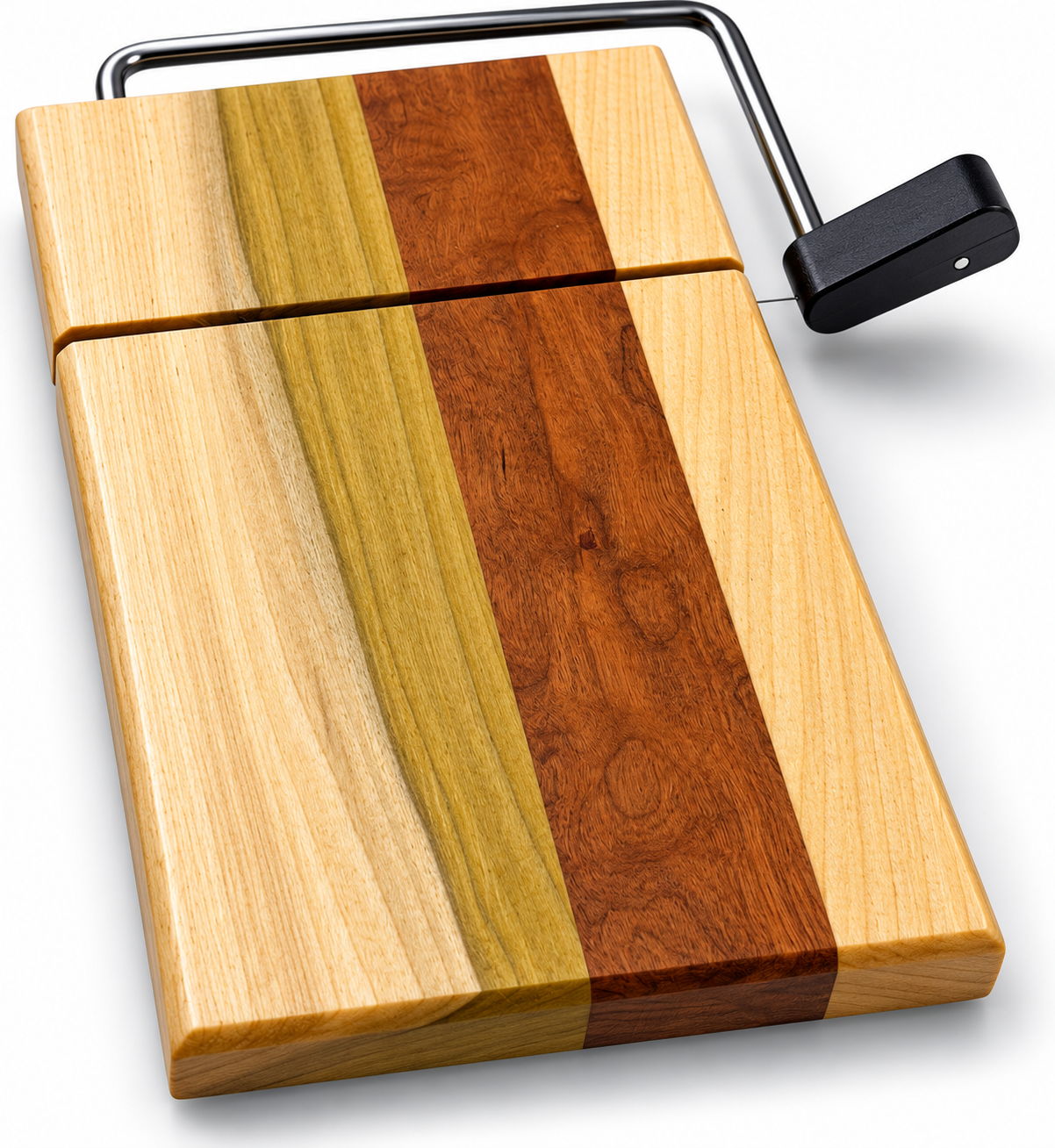 Poplar and Cherry Wood Cheese Slicing Board