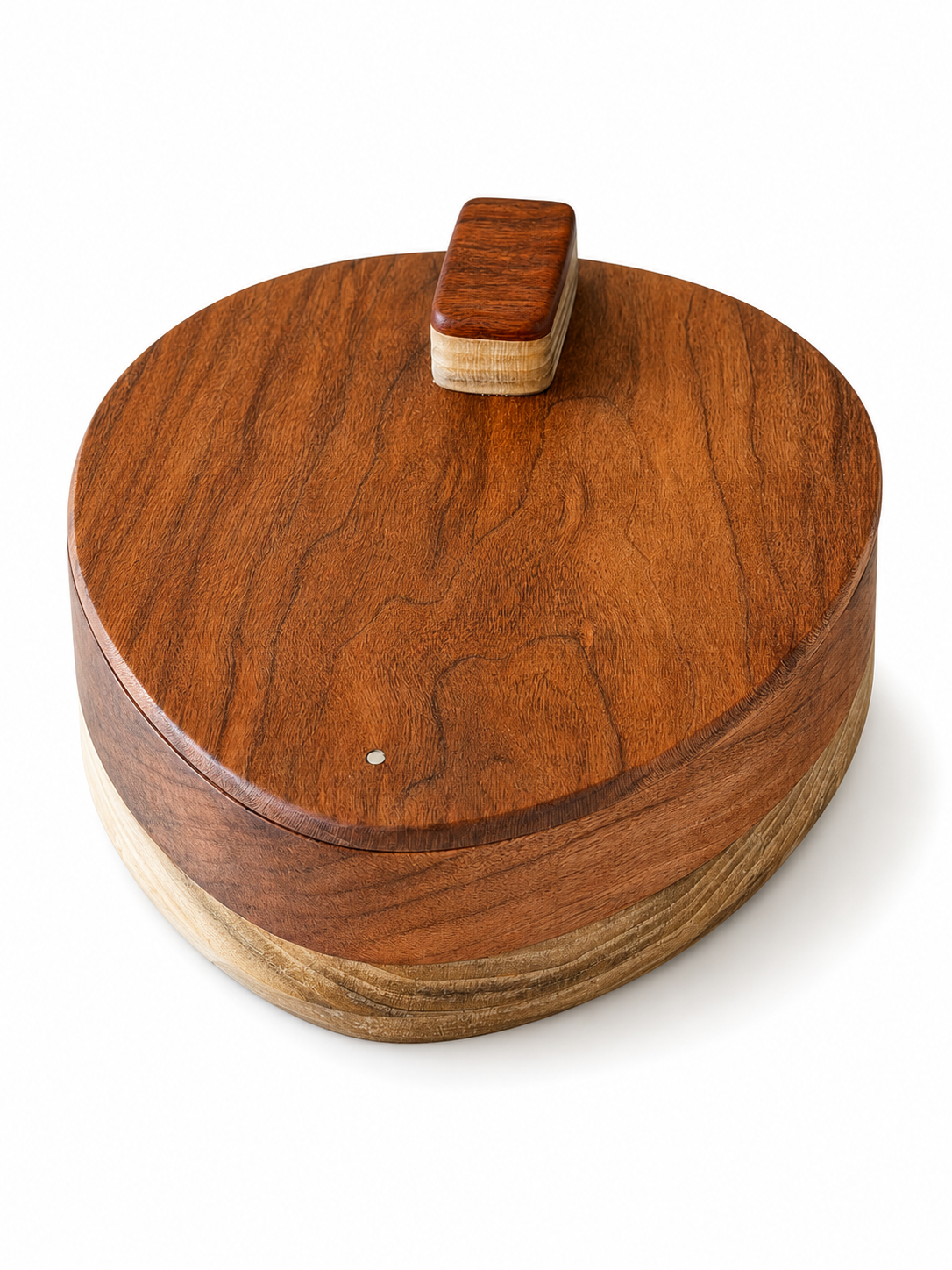 Walnut and Poplar Salt Cellar 2