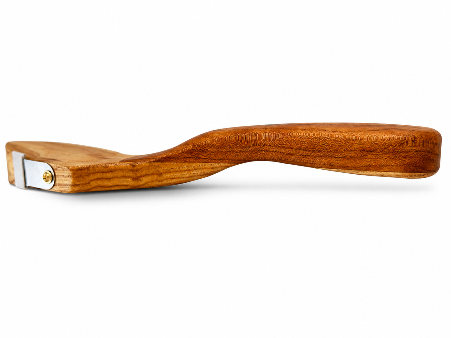 Bread Bow Knife w/ Contoured Handle - Mixed Wood