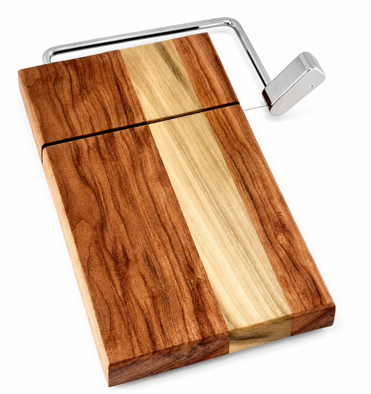 Cherry and Poplar Cheese Slicing Board