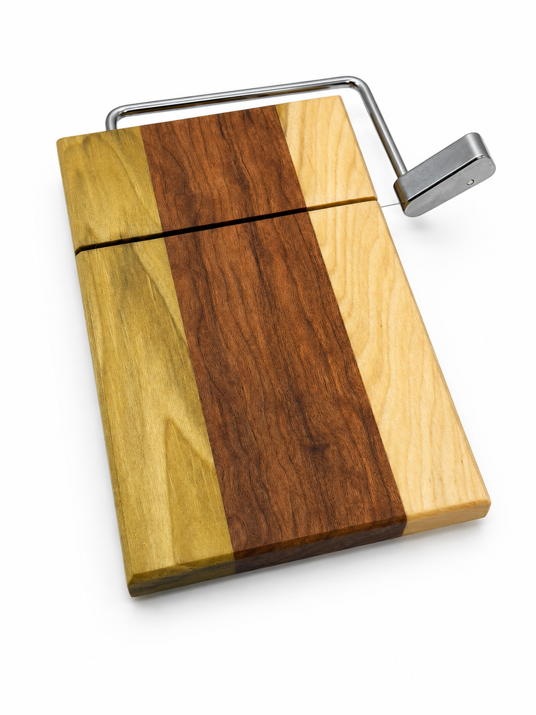 Poplar and Cherry Wood Cheese Slicing Board
